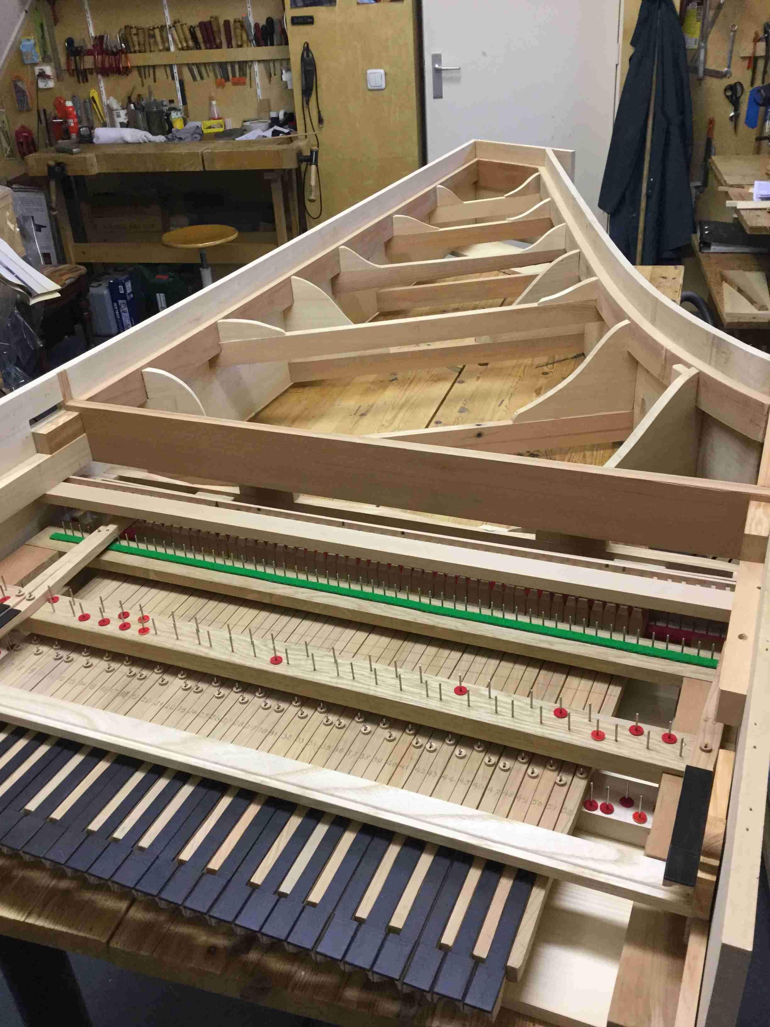 double manual harpsichord for sale